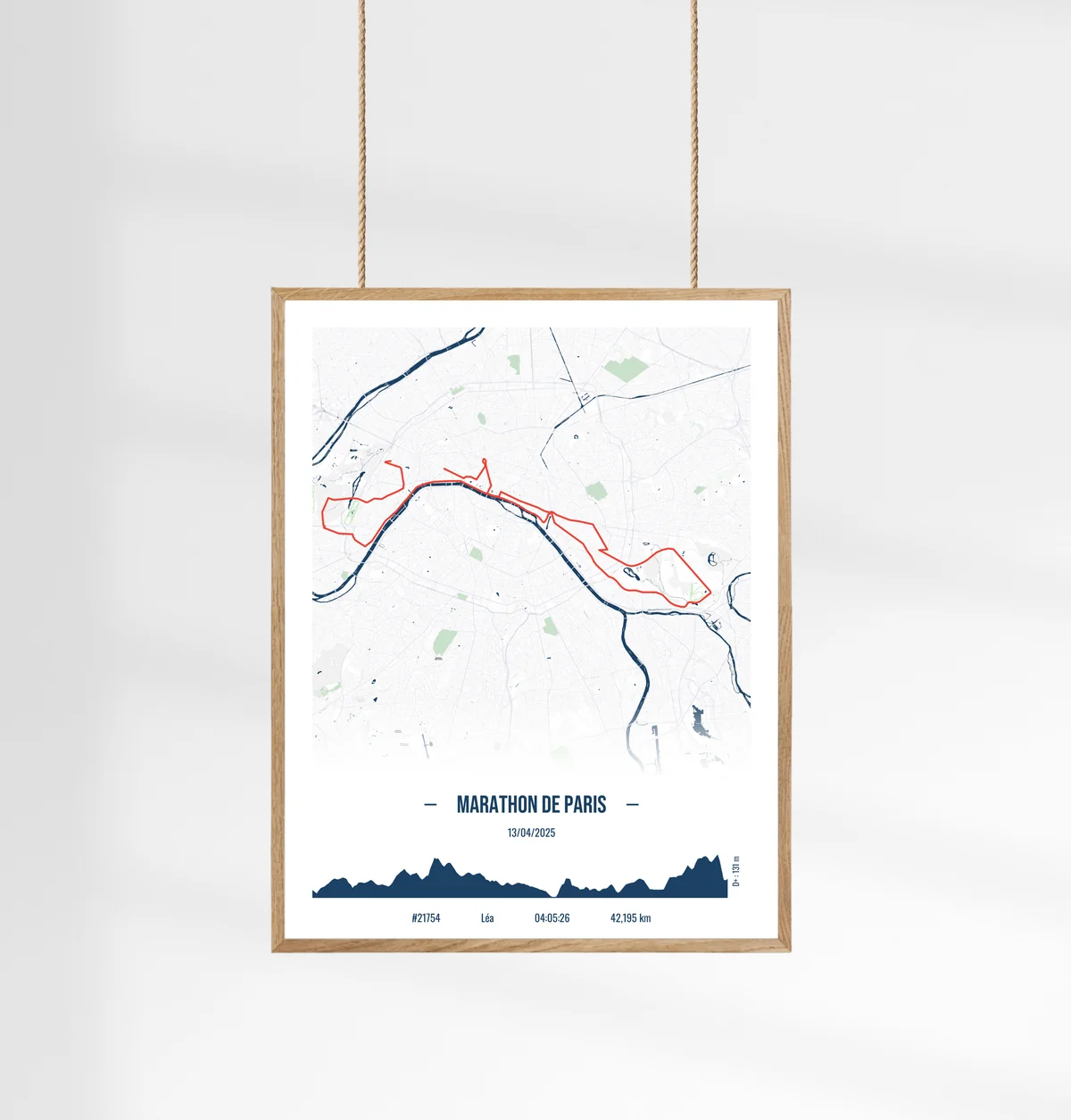 Affiche running personnalisée Your Golden Run